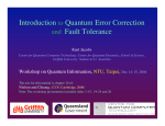 Introduction to Quantum Error Correction and Fault Tolerance