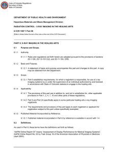 Code of Colorado Regulations - Colorado Secretary of State