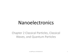 Nanoelectronics - the GMU ECE Department