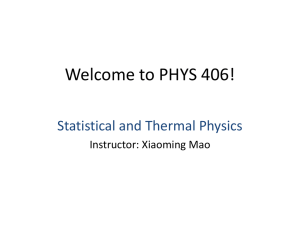 Welcome to PHYS 406!