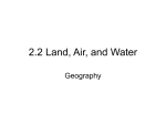 2.2 Land, Air, and Water