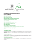 FAQ034 -- Preeclampsia and High Blood Pressure During