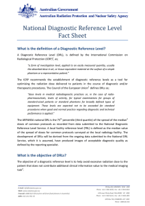 National Diagnostic Reference Levels Factsheet