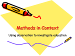 Methods in Context