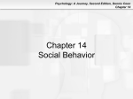 Chapter 14: Social Behavior