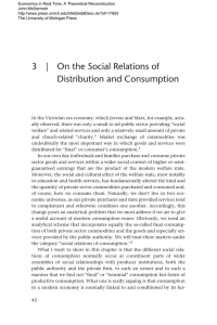3 | On the Social Relations of Distribution and Consumption
