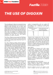 BHF Factfile: The Use of Digoxin