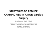 STRATEGIES TO REDUCE CARDIAC RISK IN A NON