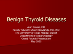 Benign Thyroid Diseases