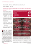 Complete Clinical Orthodontics: treatment mechanics