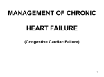 MANAGEMENT OF CHRONIC HEART FAILURE