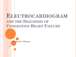 Electrocardiogram and the Diagnosis of Congestive Heart Failure