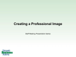 Creating a Professional Image - Review of Optometric Business