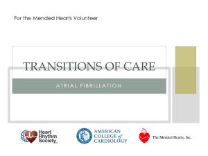 Transitions of Care - Heart Rhythm Society