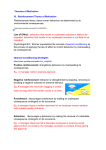 Theories of Motivation III. Reinforcement Theory of Motivation