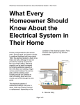 What Every Homeowner Should Know About the Electrical System