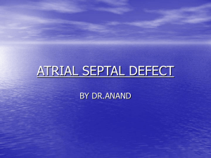 ATRIAL SEPTAL DEFECT