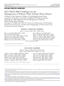 ACC/AHA 2006 Guidelines for the Management of Patients With