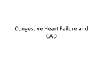 Congestive Heart Failure and CAD