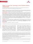 Impact of Contact Force Technology on Atrial Fibrillation Ablation: A