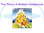 The Theory of Multiple Intelligences