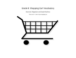 Shopping Cart Vocabulary March 2015