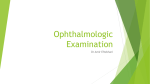 Ophthalmologic Examination