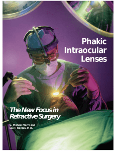 Phakic Intraocular Lenses