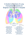 Survival Guide To The BWH Lung Transplant Service