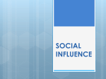 Social influence 5 – minority influence and social change