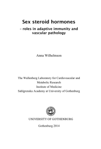 Sex steroid hormones
