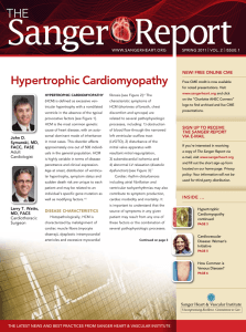 Hypertrophic Cardiomyopathy - Carolinas HealthCare System