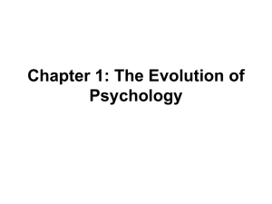 How Psychology Developed