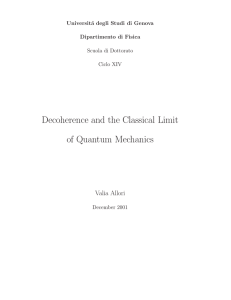 Decoherence and the Classical Limit of Quantum