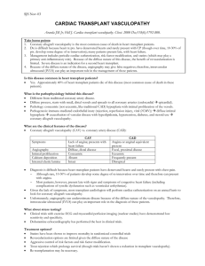 cardiac transplant vasculopathy - ucsf