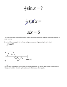 Energy, Angular momentum and orbits