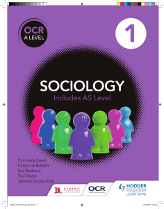 SOCIOLOGY - Hodder Education