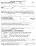 Study Guide for Unit 5: Weather and Climate