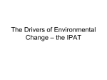 The Drivers behind Environmental Change