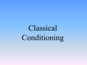 Classical Conditioning - Anoka