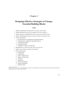 Chapter 2 Designing Effective Strategies of Change: Essential
