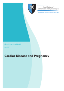 Cardiac Disease and Pregnancy