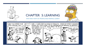 Chapter 5: Learning