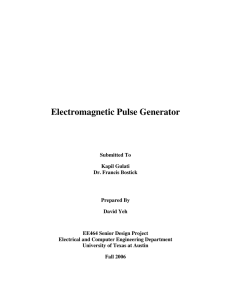 Electromagnetic Pulse Generator