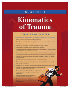 CHAPTER 4 Kinematics of Trauma