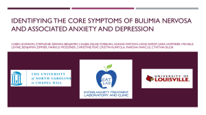 Identifying the Core Symptoms of Bulimia Nervosa and Associated