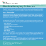 Medical Imaging Sciences - American University of Beirut