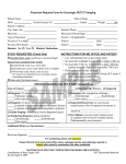 Sample Physician Request Form for Oncologic PET/CT Imaging