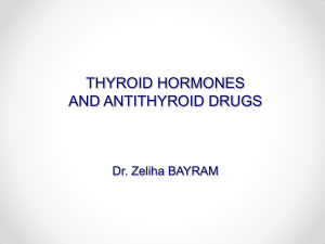 thyroid hormones - pharmneu
