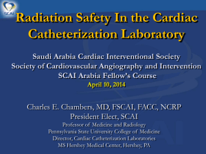 Radiation Safety - Society for Cardiovascular Angiography and